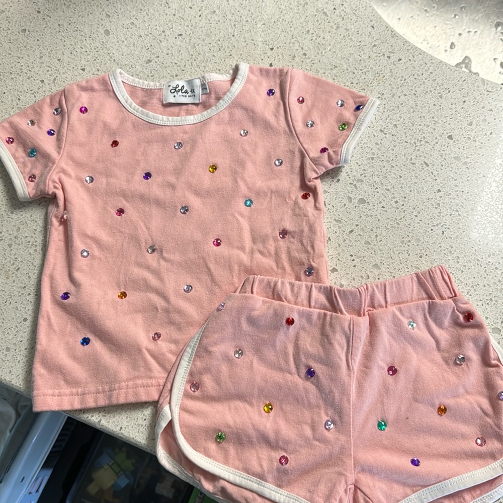 Lola & the boys short set